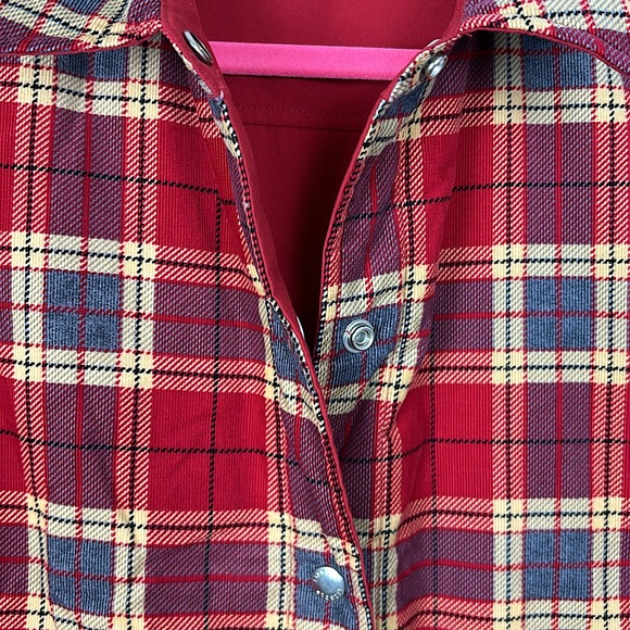 vintage LIZGOLF by LIZ CLAIBORNE PLAID VEST size XL women's vest - Picture 6 of 11